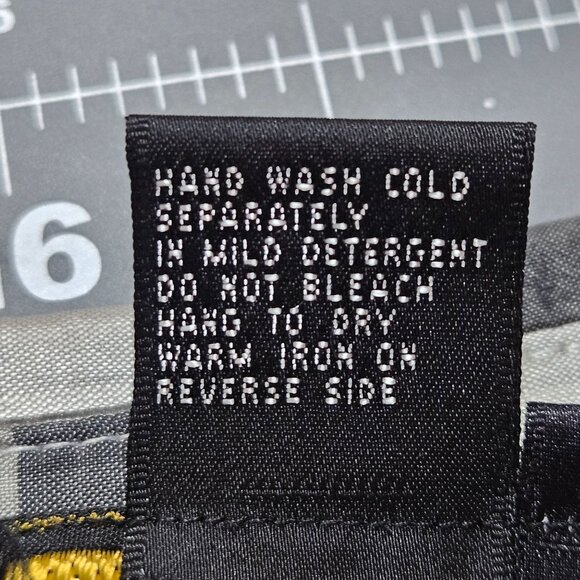 DIANE GILMAN  Collection Woman's  Black & Gray Plaid 100% Silk Long Sleeve Med - Picture 4 of 15